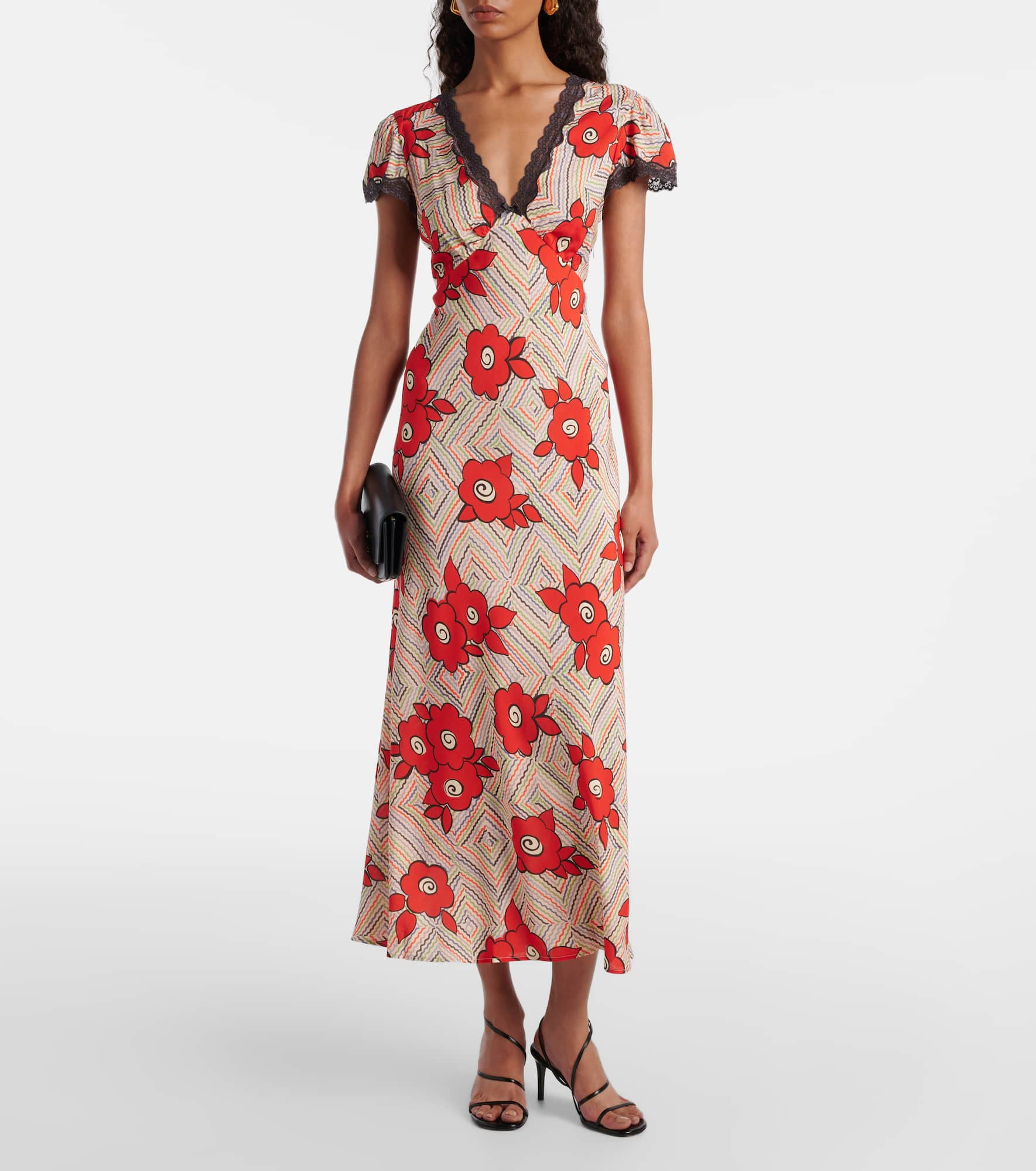 Clarice floral midi dress - 2