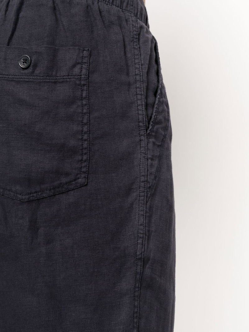 Pixel drawstring straight-leg trousers 5