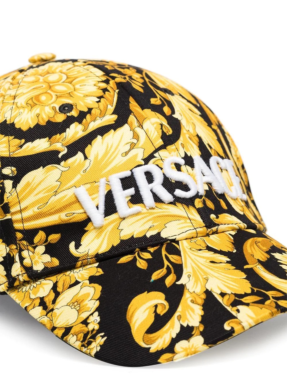 Barocco pattern-print cap - 5