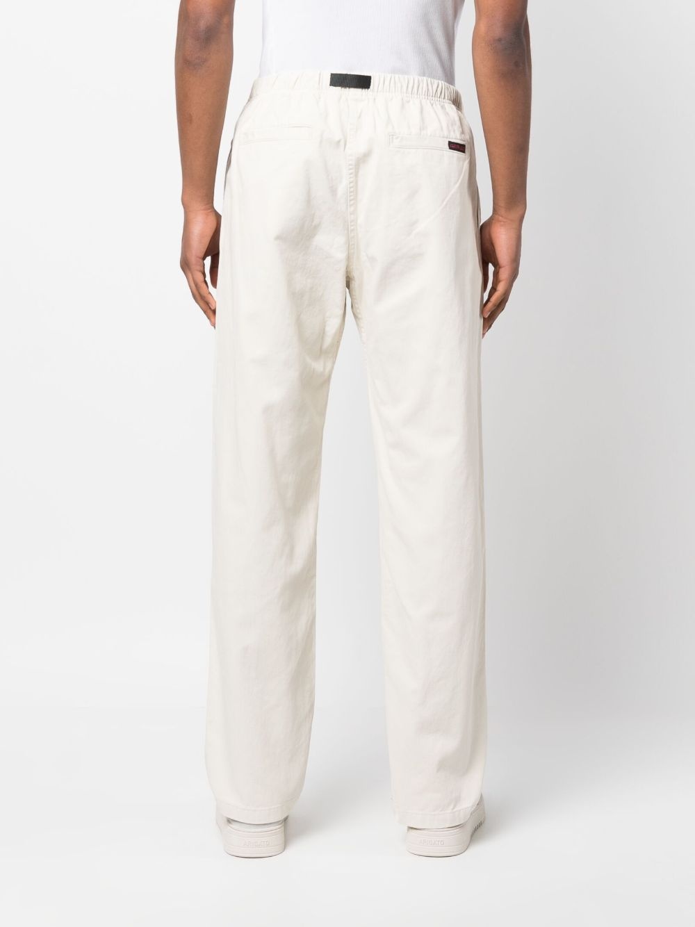 belted loose-fit trousers - 4