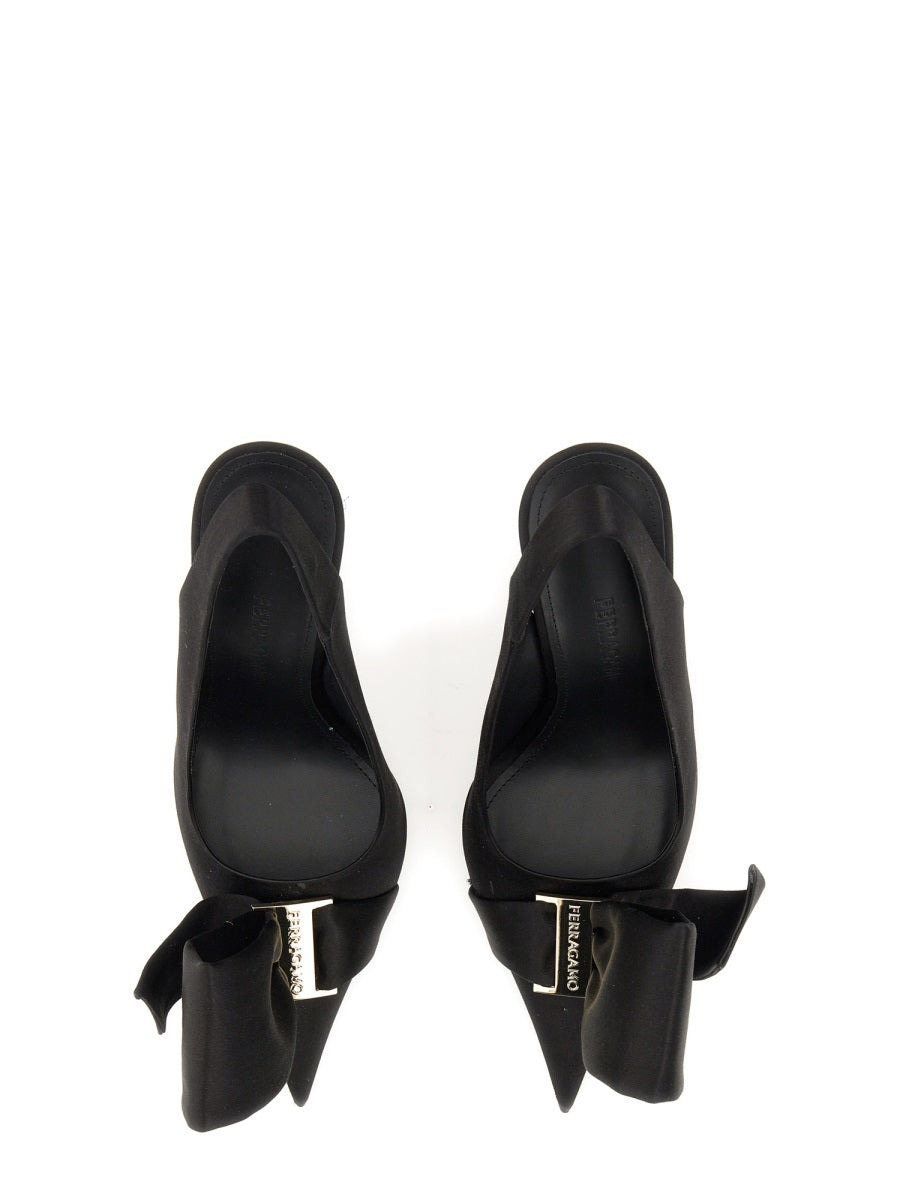 Sandal With Asymmetrical Bow - 2