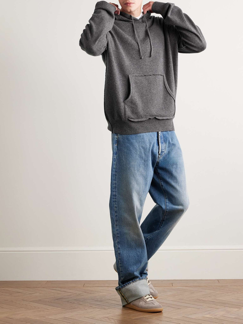 Maison Margiela Wool and Cashmere-Blend Hoodie outlook
