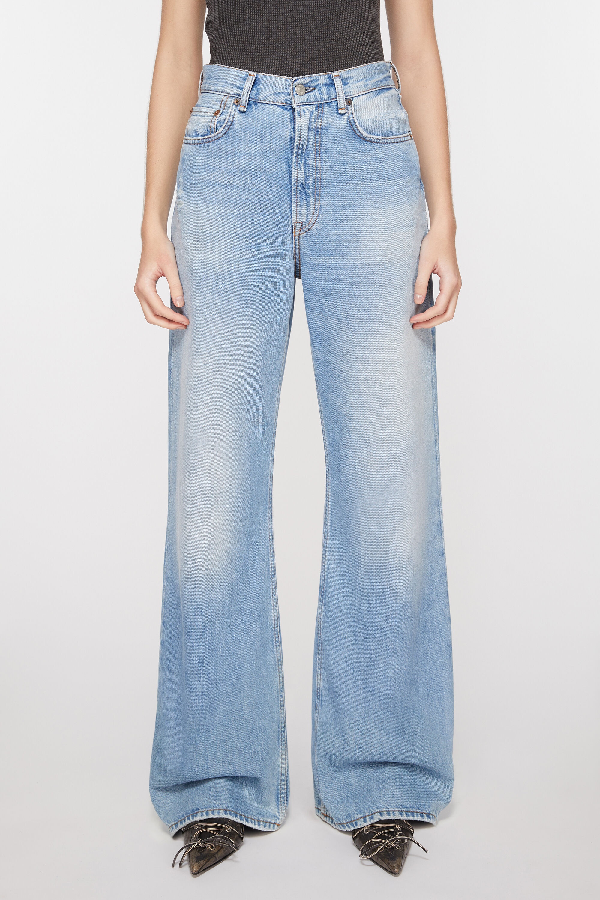 Relaxed fit jeans - 2022F - Light blue - 2