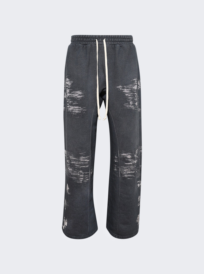Burn The Man Faster Flight Sweatpants Vintage Black 1