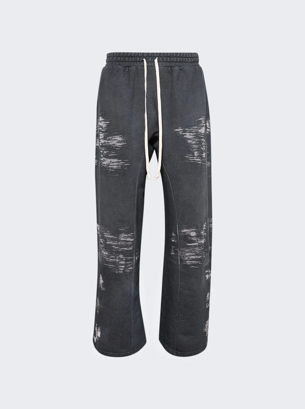 Burn The Man Faster Flight Sweatpants Vintage Black - 1