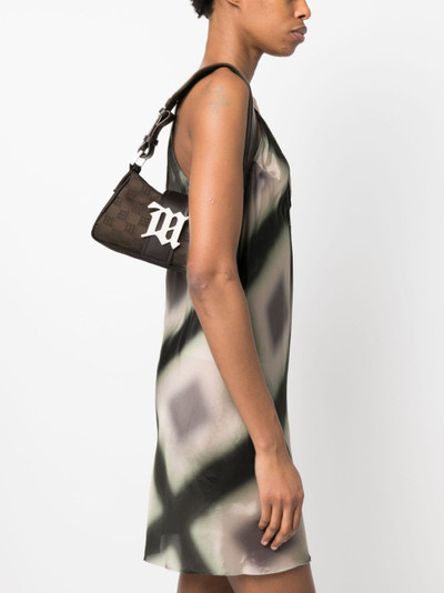 MISBHV monogram-print leather shoulder bag outlook