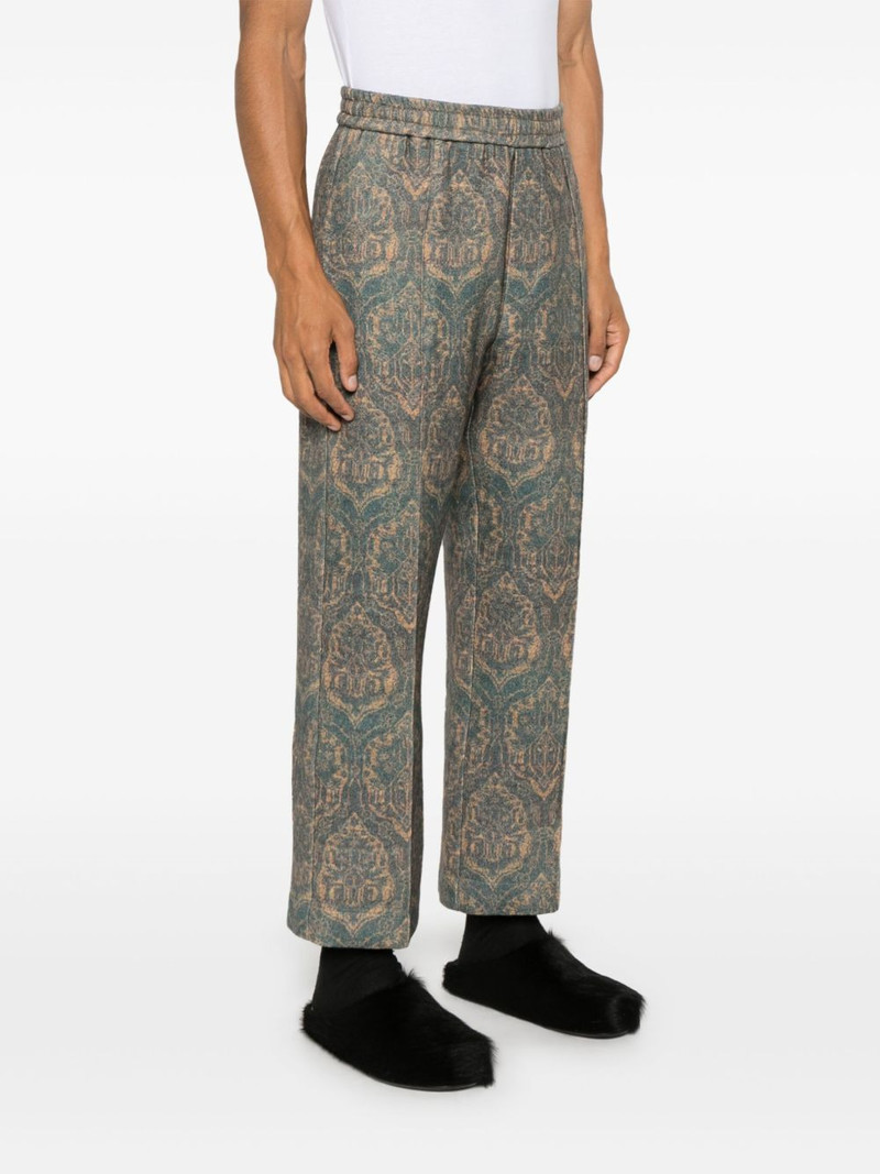 graphic-print trousers 3