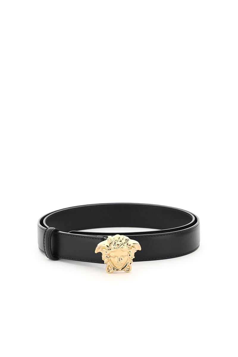 VERSACE 'LA MEDUSA' LEATHER BELT - 1