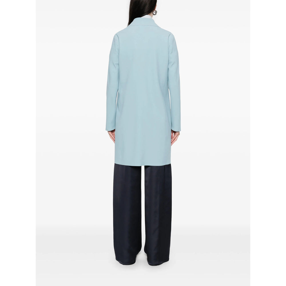 Herno Blue Coats - Single Breasted Coats Women - 3