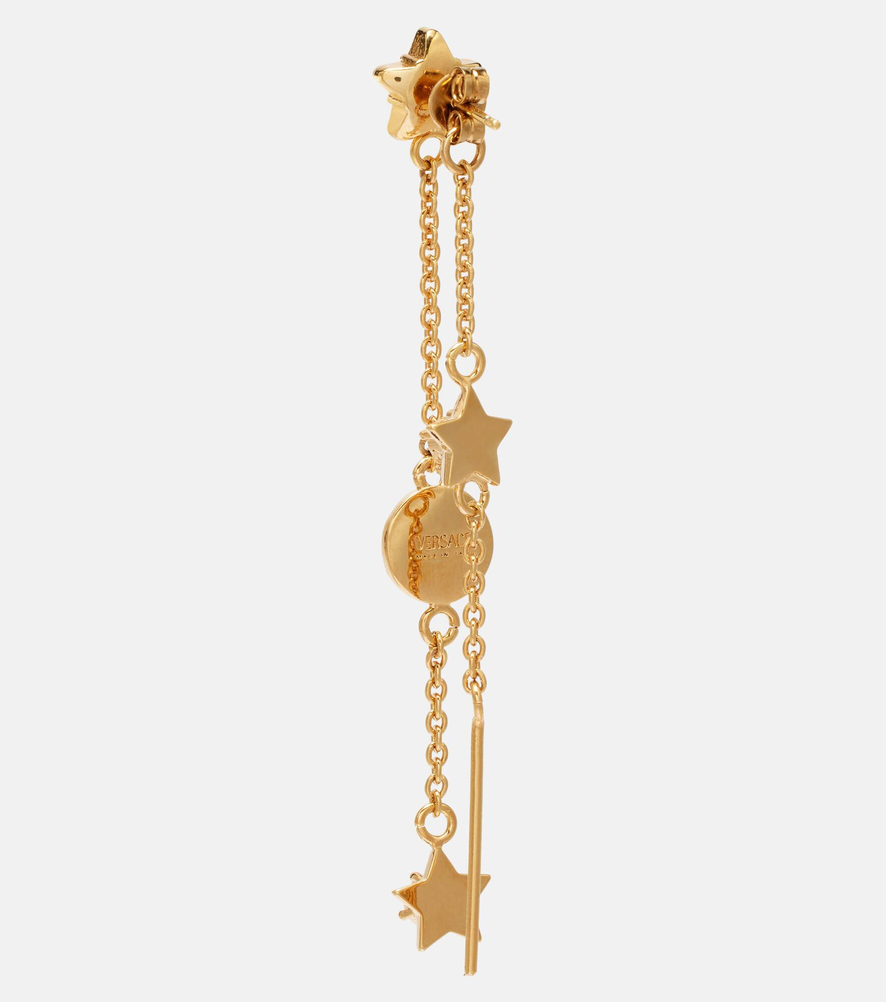 Medusa crystal-embellished drop earrings - 5