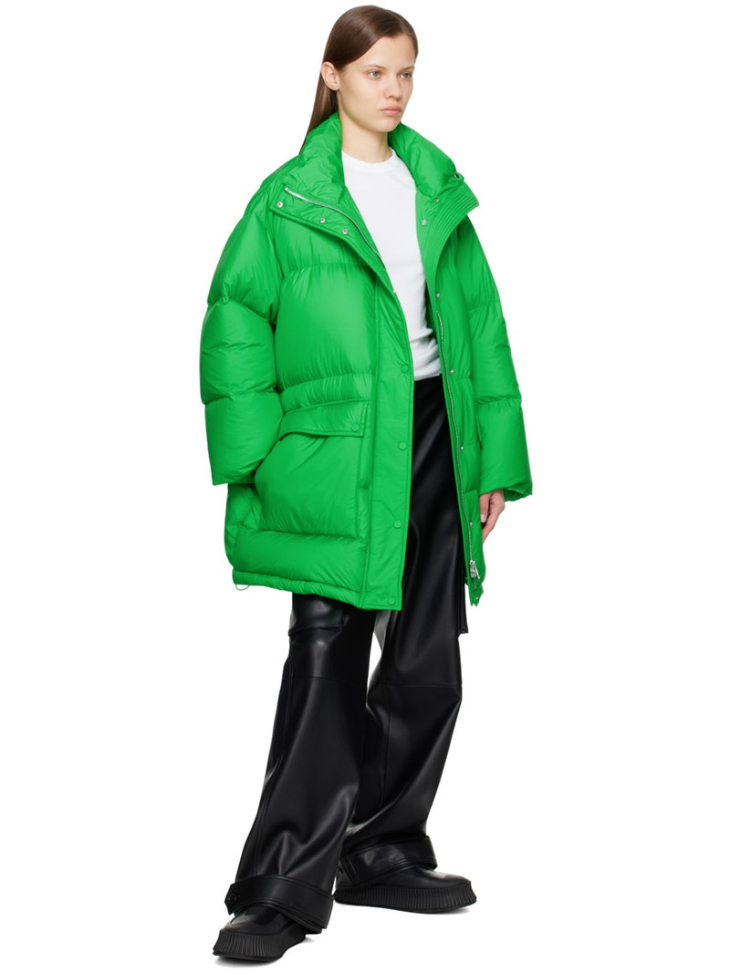 STAND STUDIO Green Edna Down Coat outlook