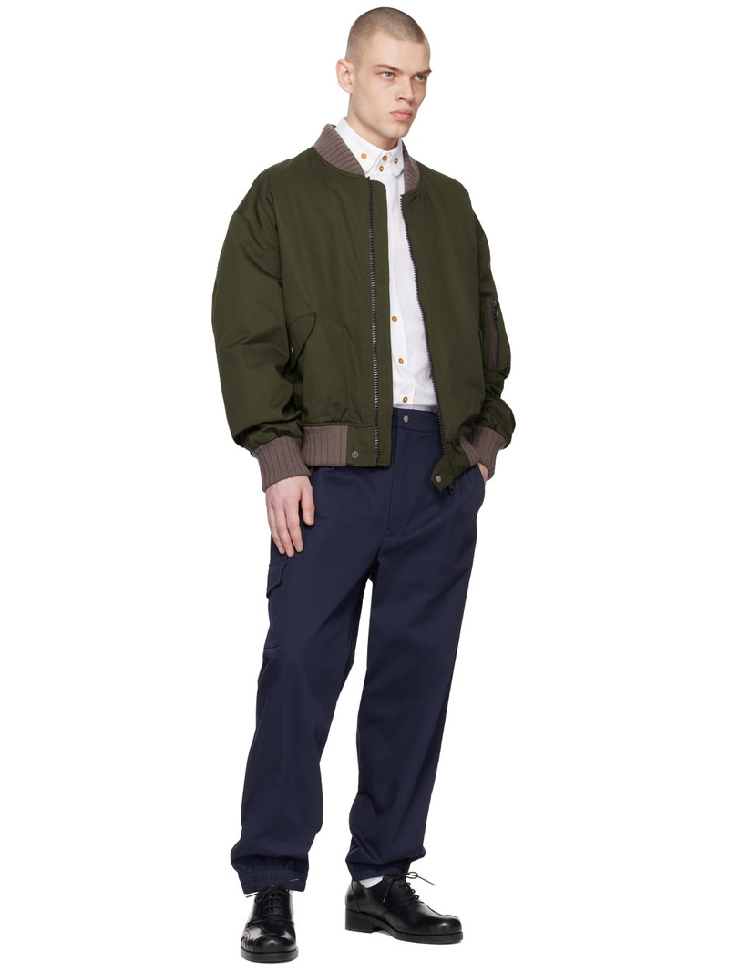 Vivienne Westwood Khaki Bernardo Bomber Jacket outlook