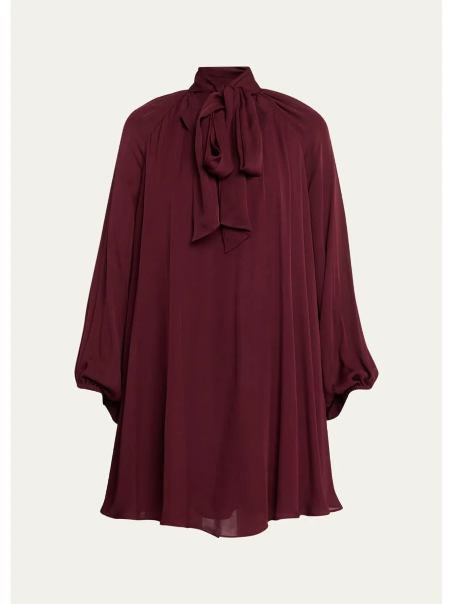 Isobel Silk Mini Dress - 1