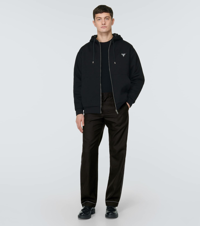 Prada Silk straight pants outlook