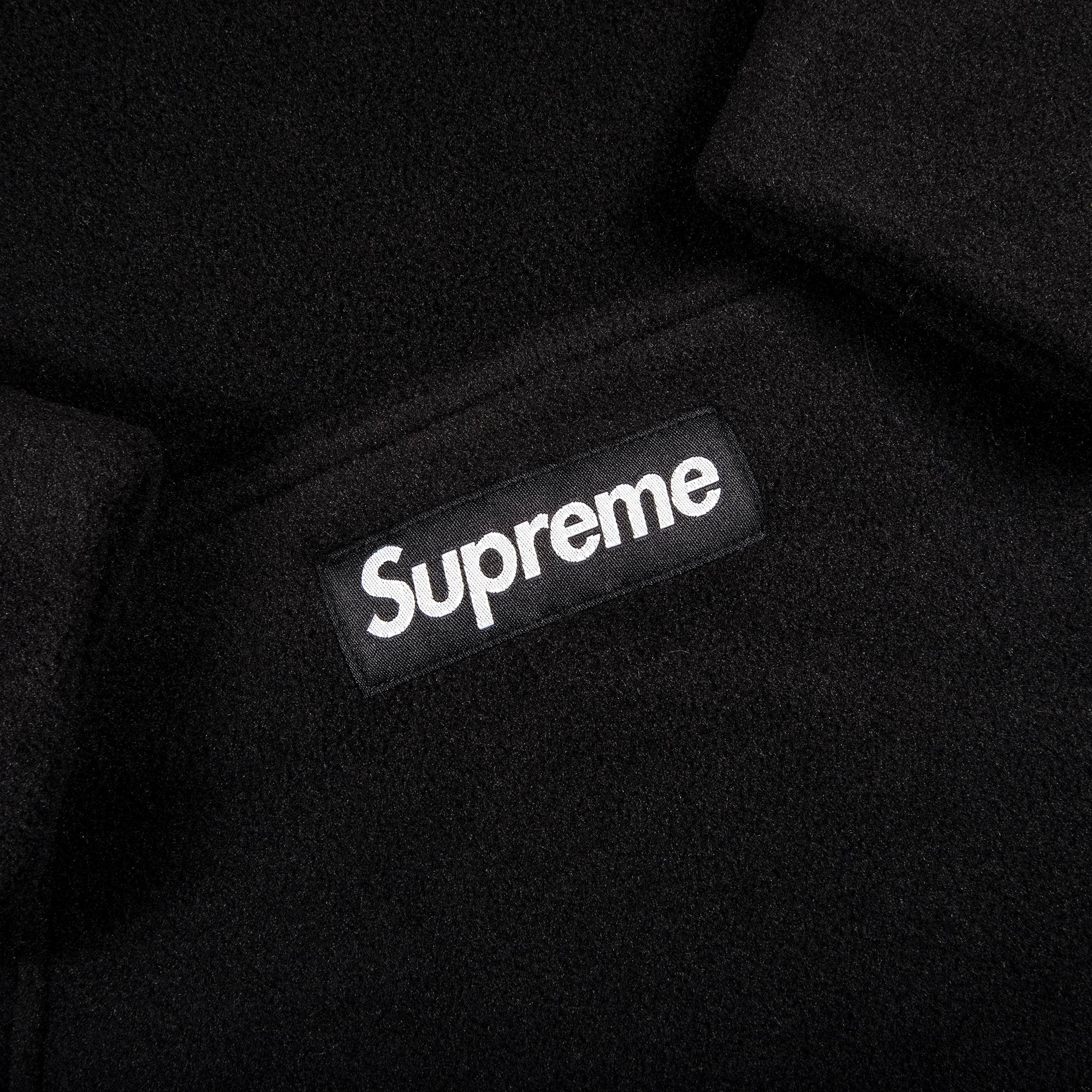 Supreme x Polartec Hooded Sweatshirt 'Black' - 2