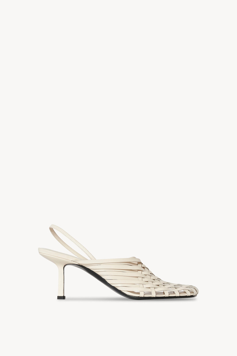 Woven Mule in Vegetable-Tanned Leather 1