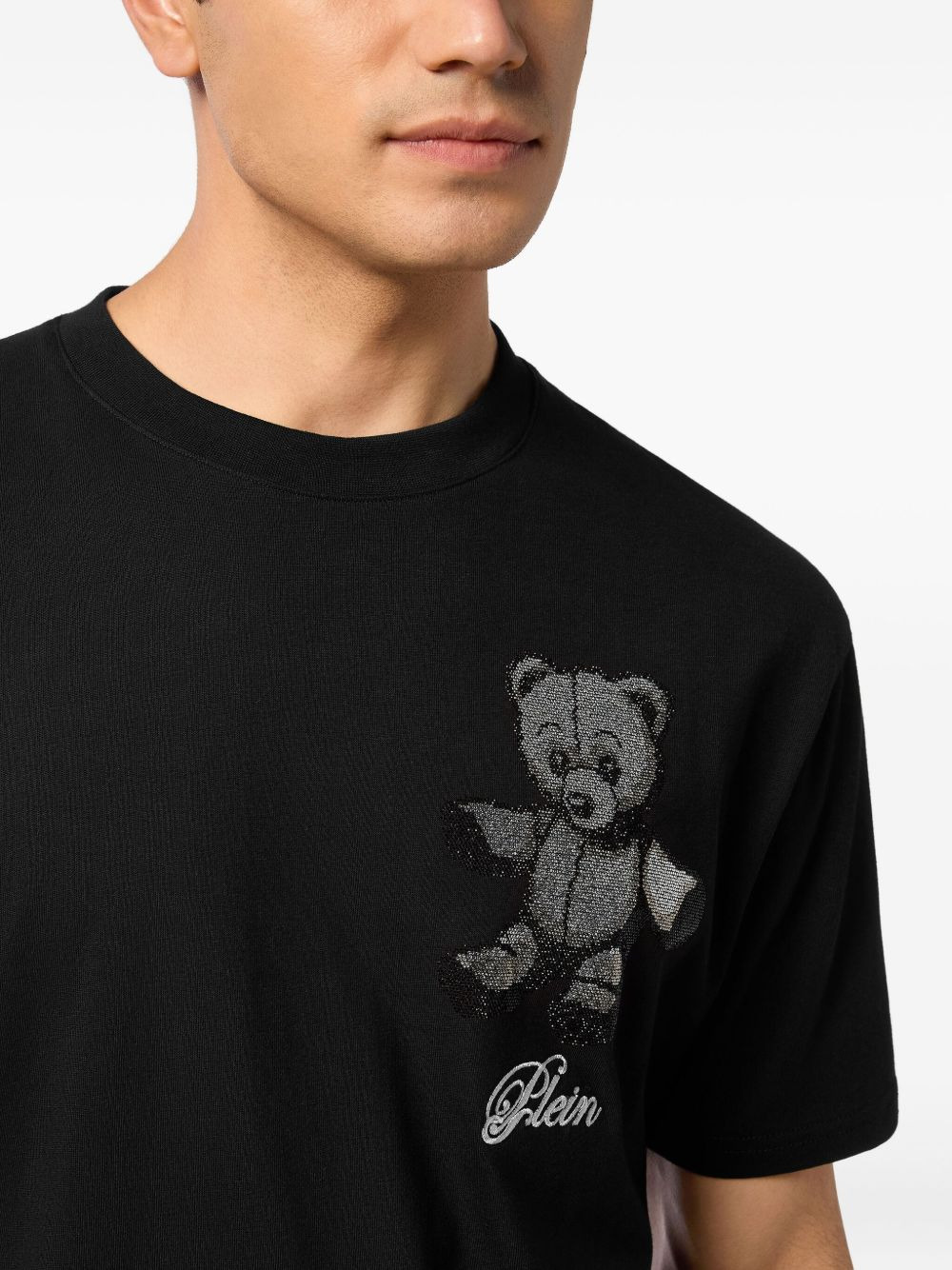 teddy bear-motif T-shirt - 4