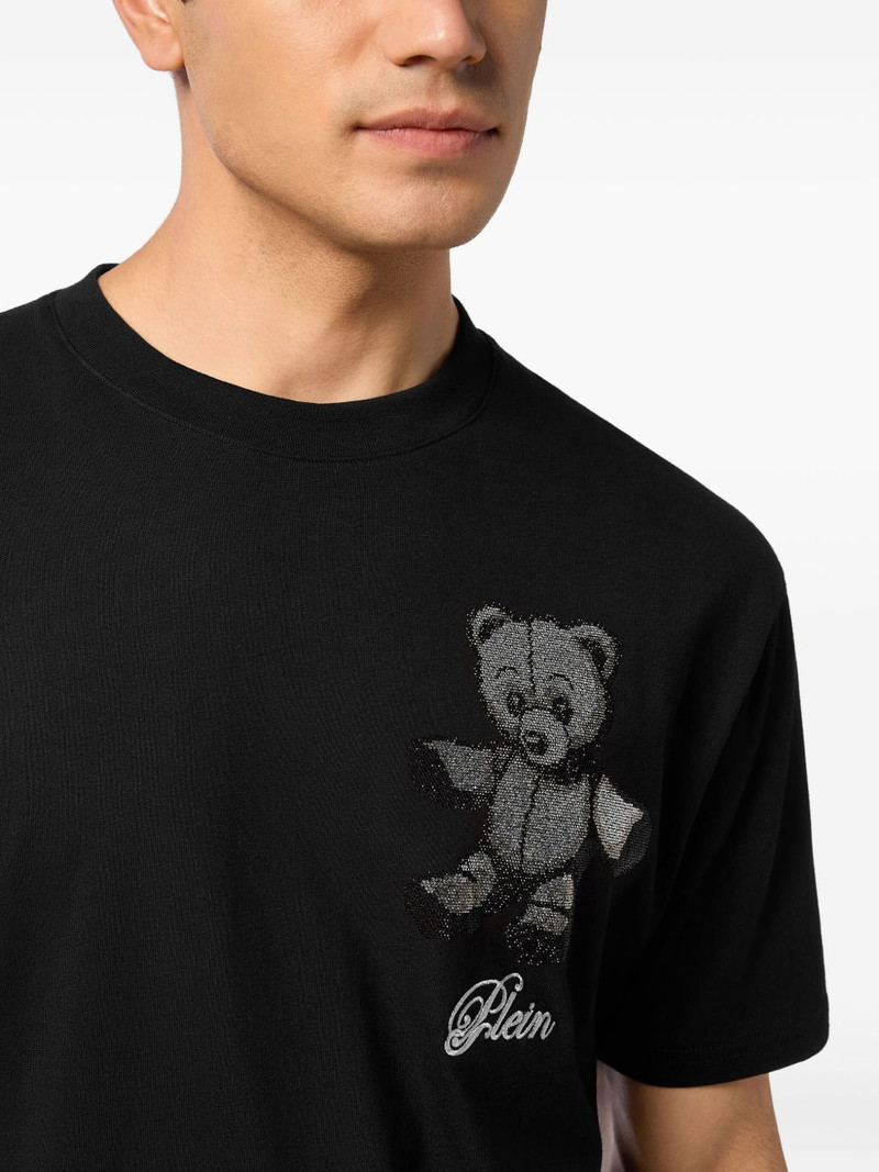 teddy bear-motif T-shirt 4