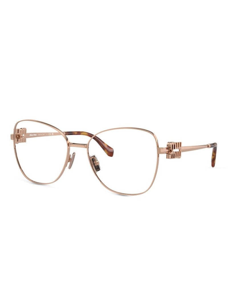 Miu Miu cat-eye metal frame glasses outlook