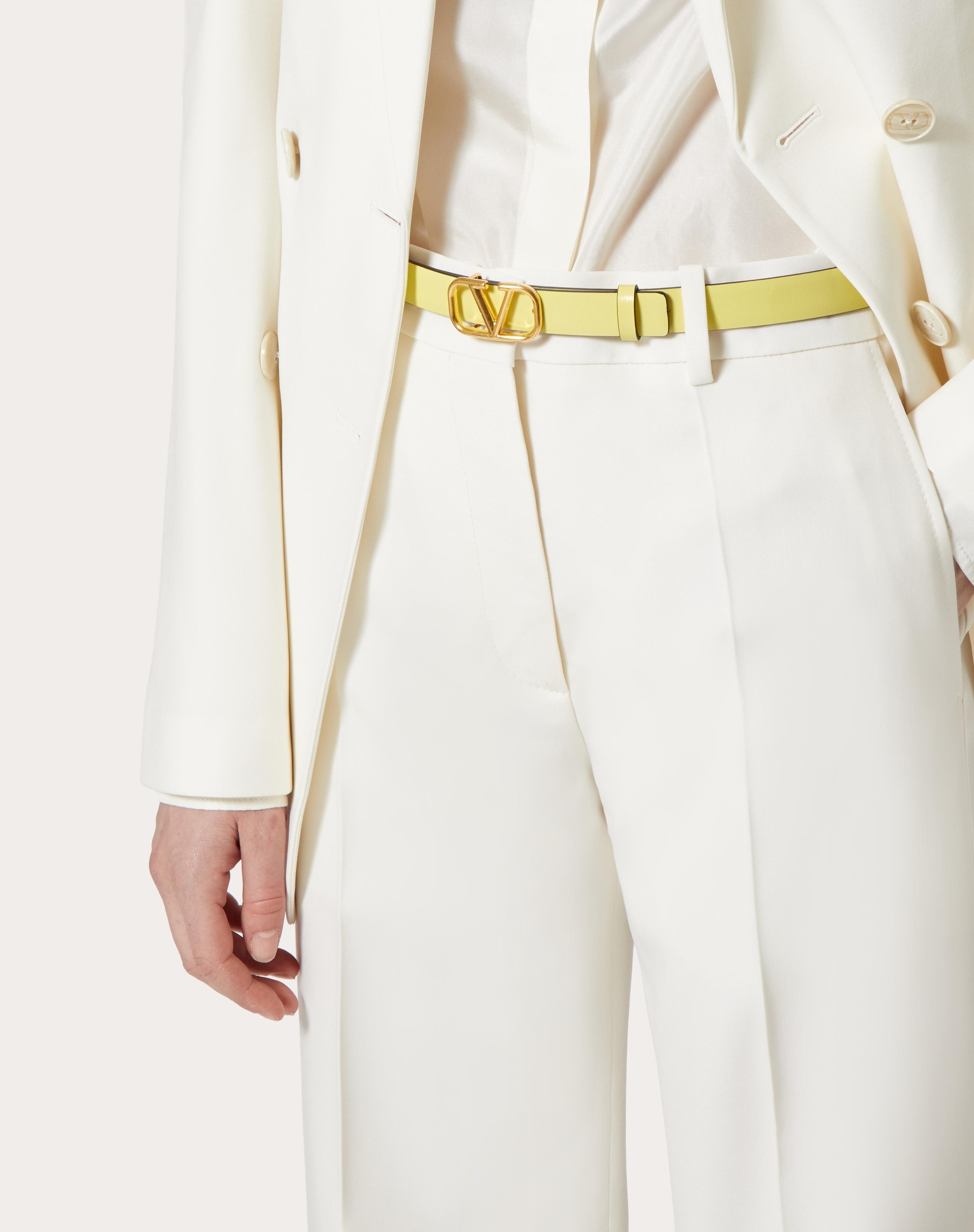 REVERSIBLE VLOGO SIGNATURE BELT IN GLOSSY CALFSKIN 20 MM - 5