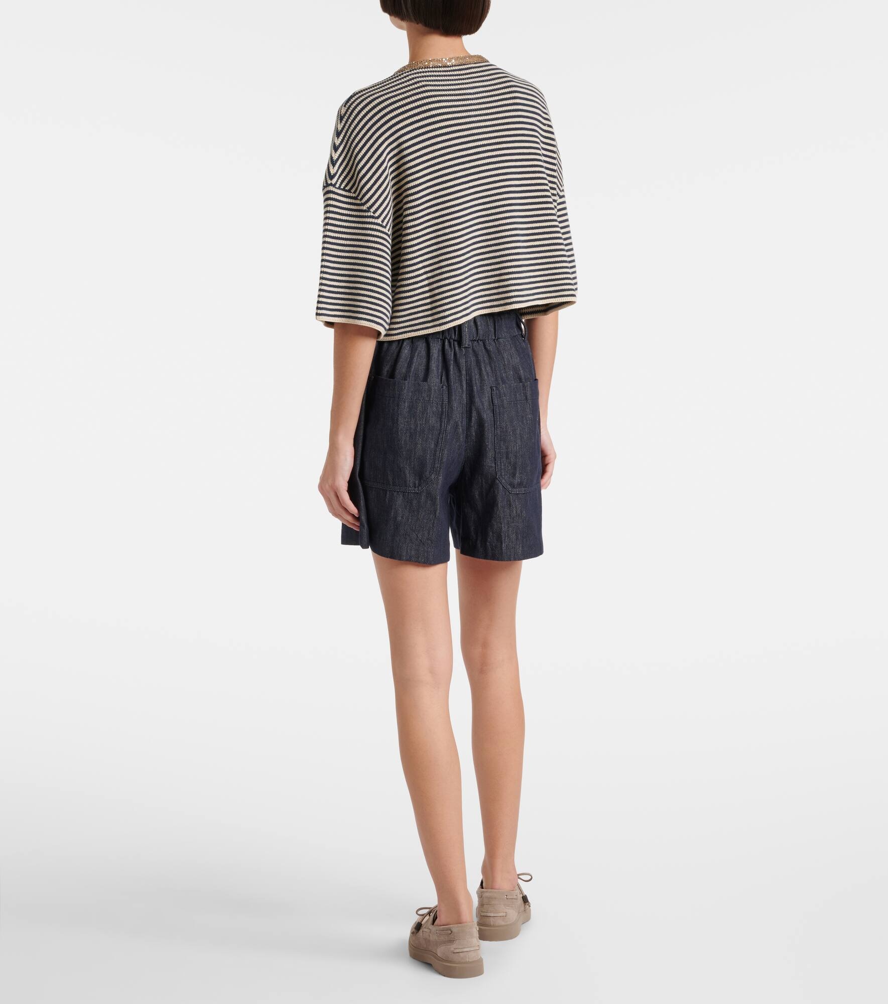 Denim Bermuda shorts - 3