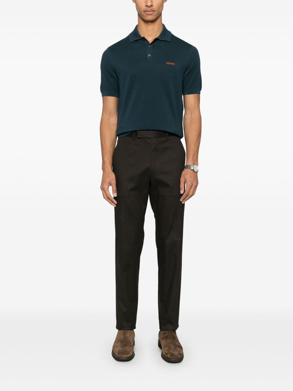 cotton polo shirt - 2