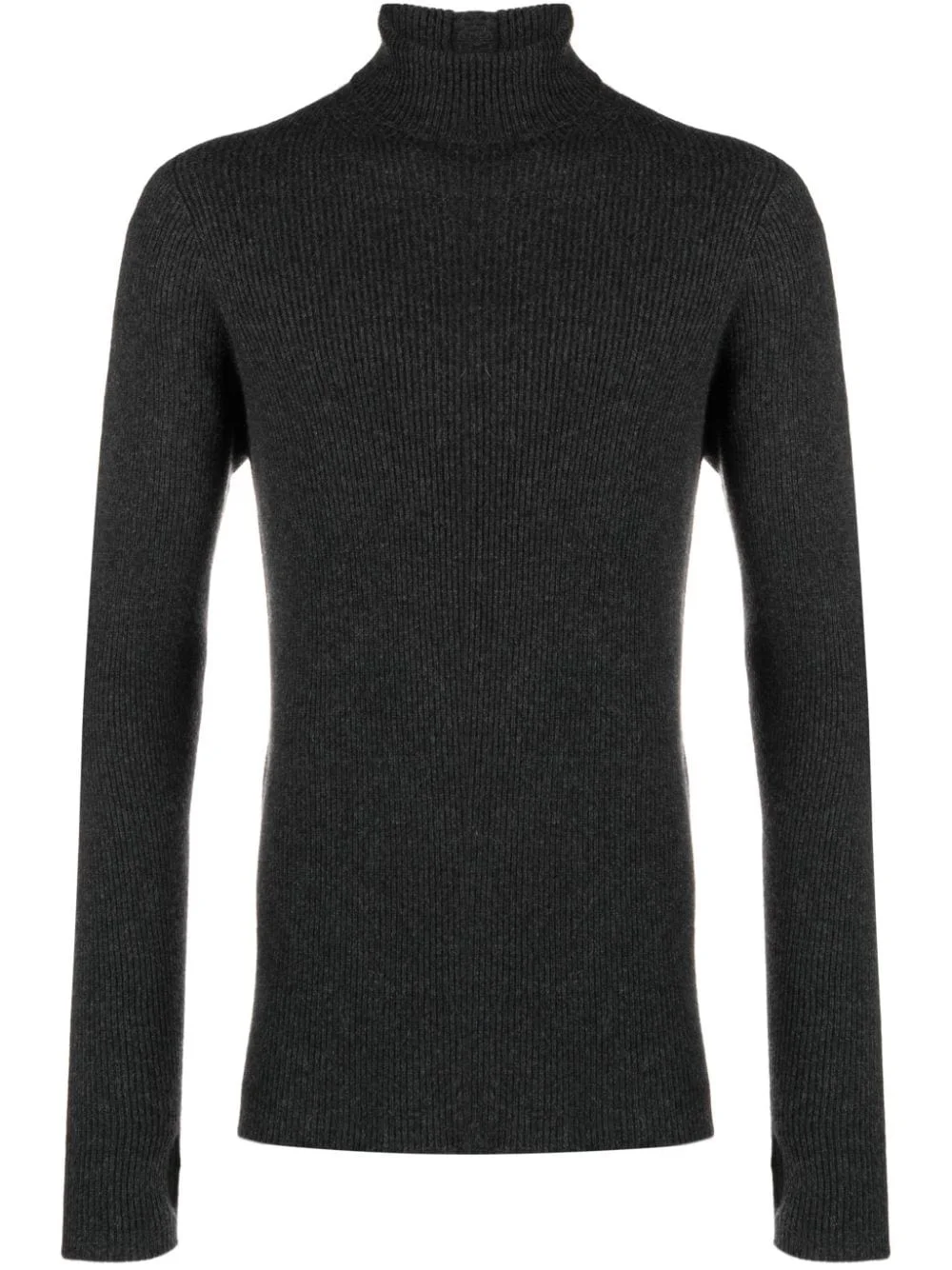 high-neck ribbed-knit jumper - 1