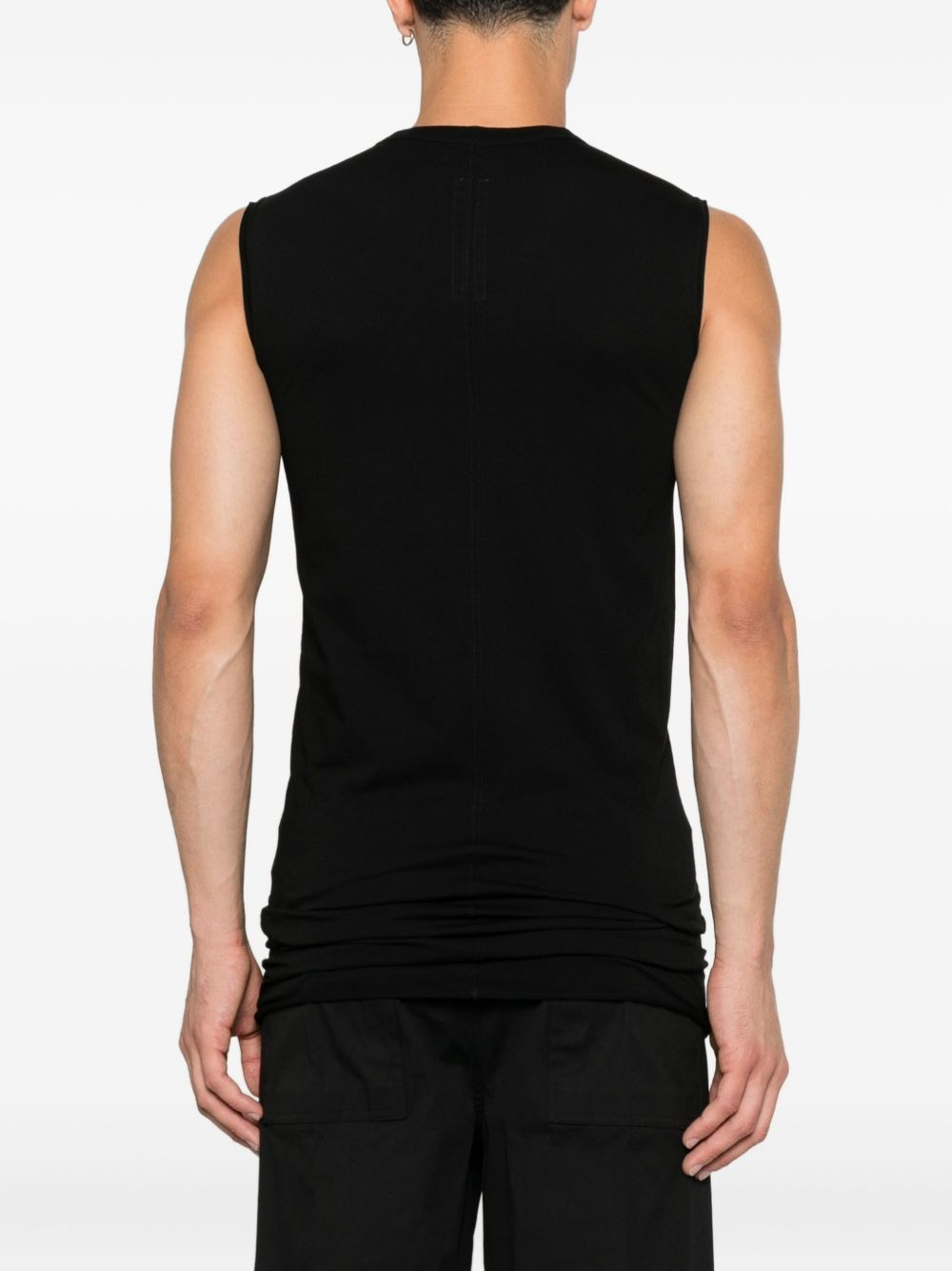 round-neck sleeveless vest - 3