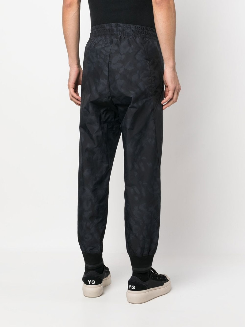 leopard-print tapered-leg track pants 4