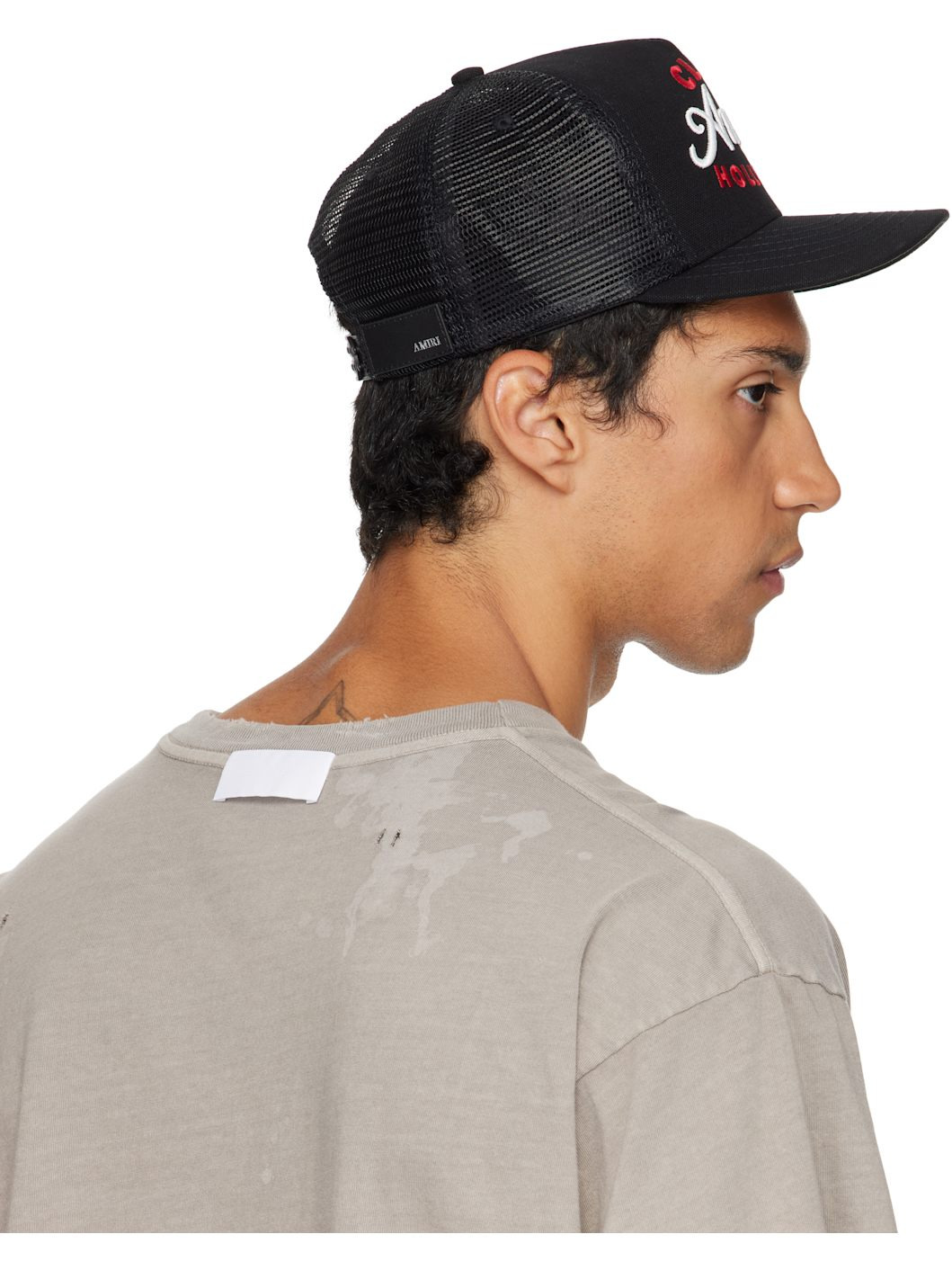 Black 'Club AMIRI' Trucker Cap - 3