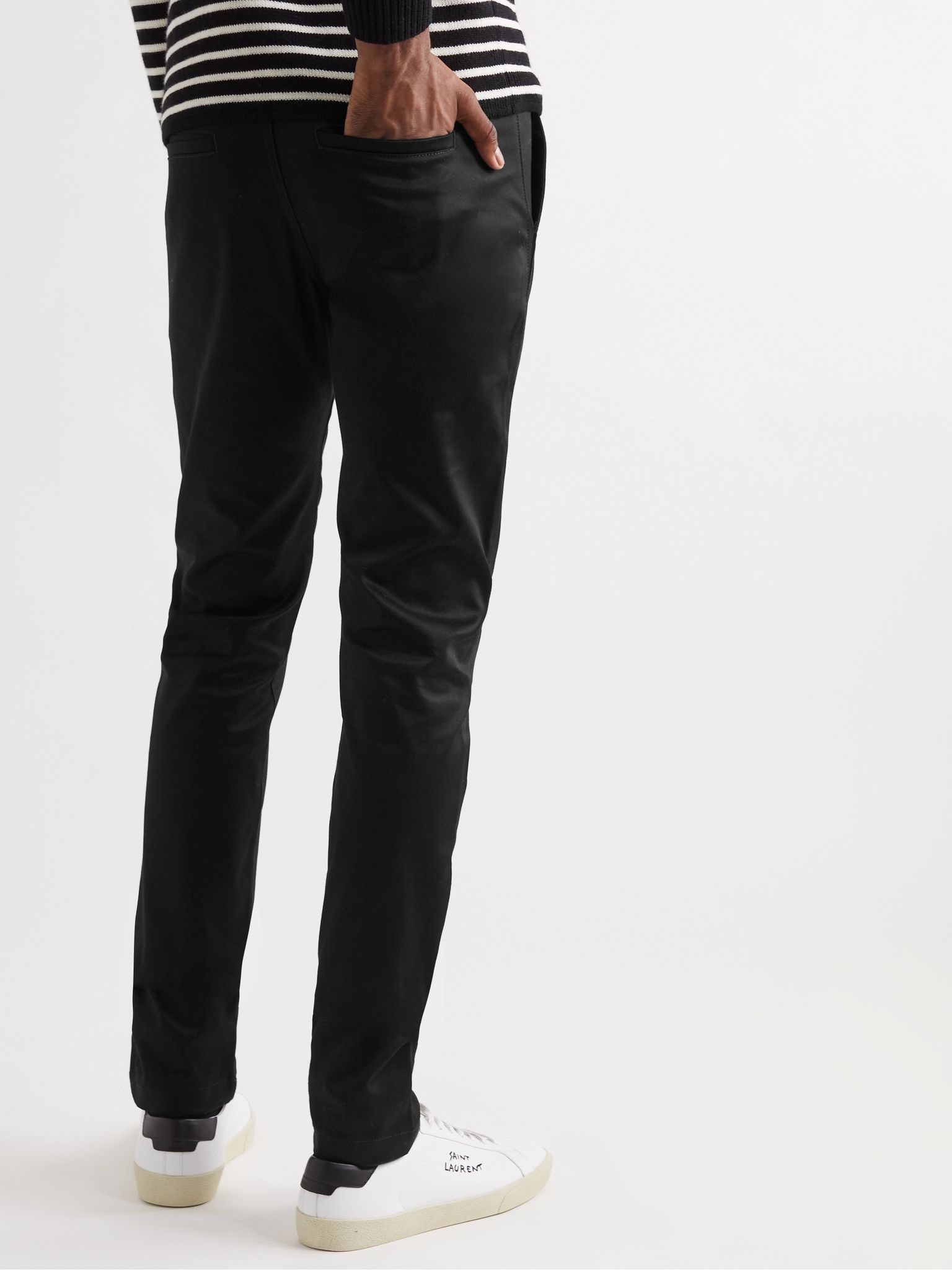 Slim-Fit Stretch-Cotton Twill Chinos - 4