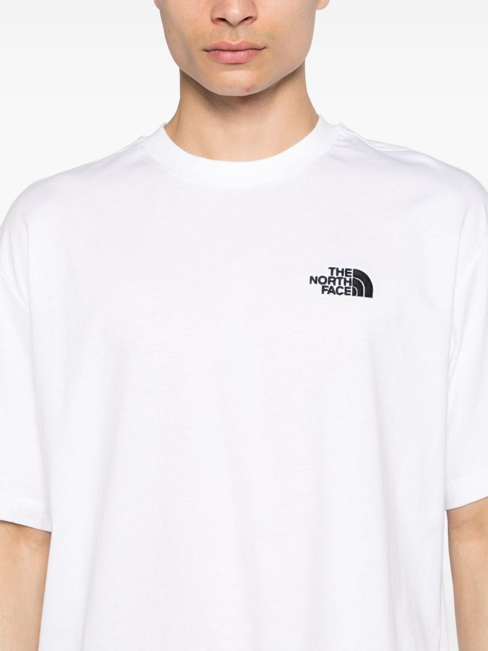 logo-embroidered cotton T-shirt - 5