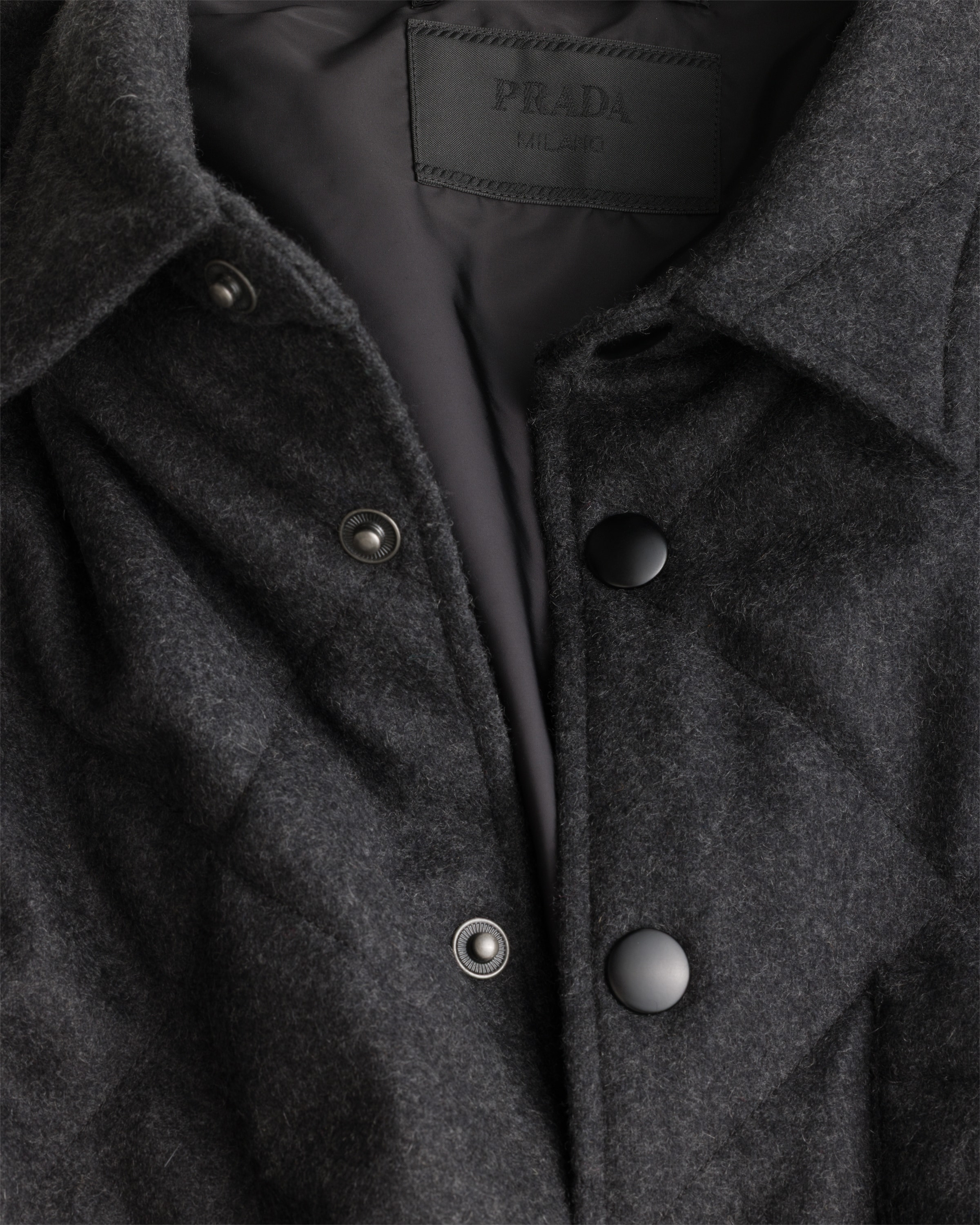 Padded cashmere shirt - 6