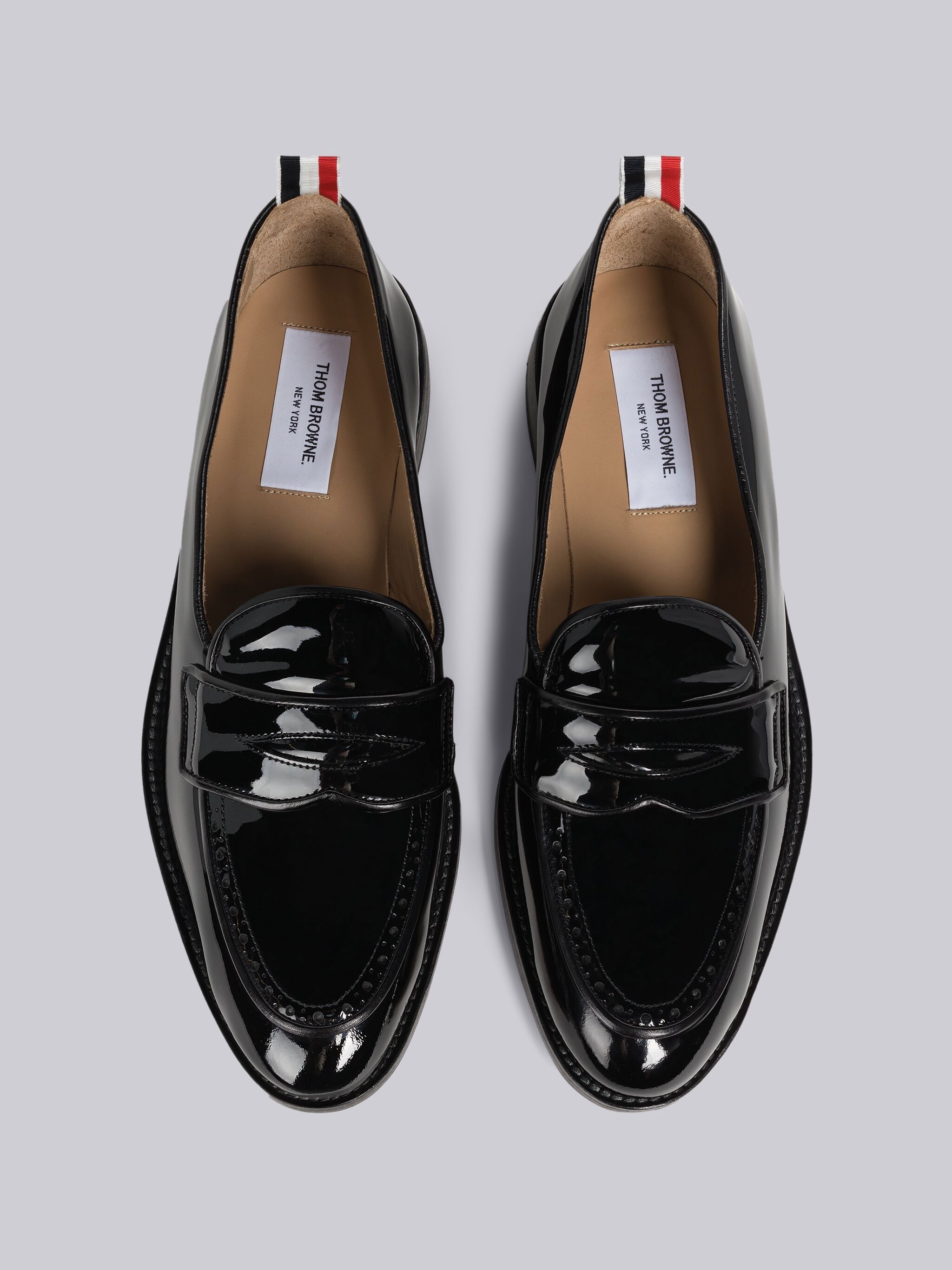 Soft Patent Leather Varsity Penny Loafer - 4