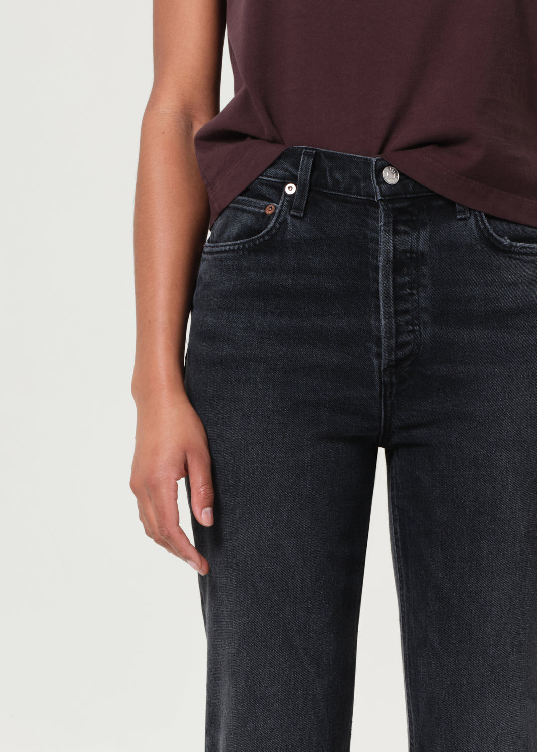 90'S PINCH WAIST CROP (COMFORT STRETCH) IN RADIUS - 6