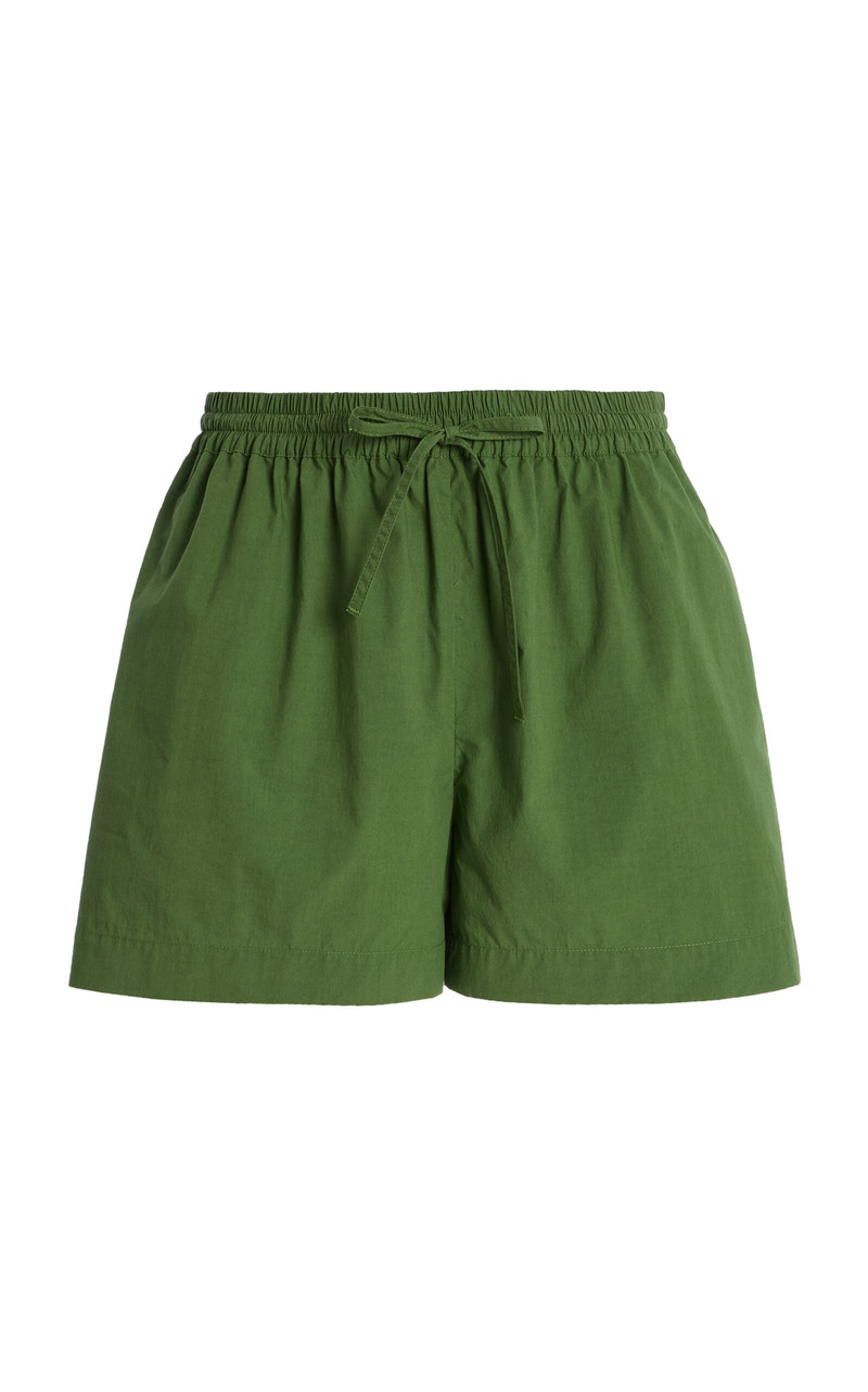 Relaxed Organic Cotton Shorts green 1
