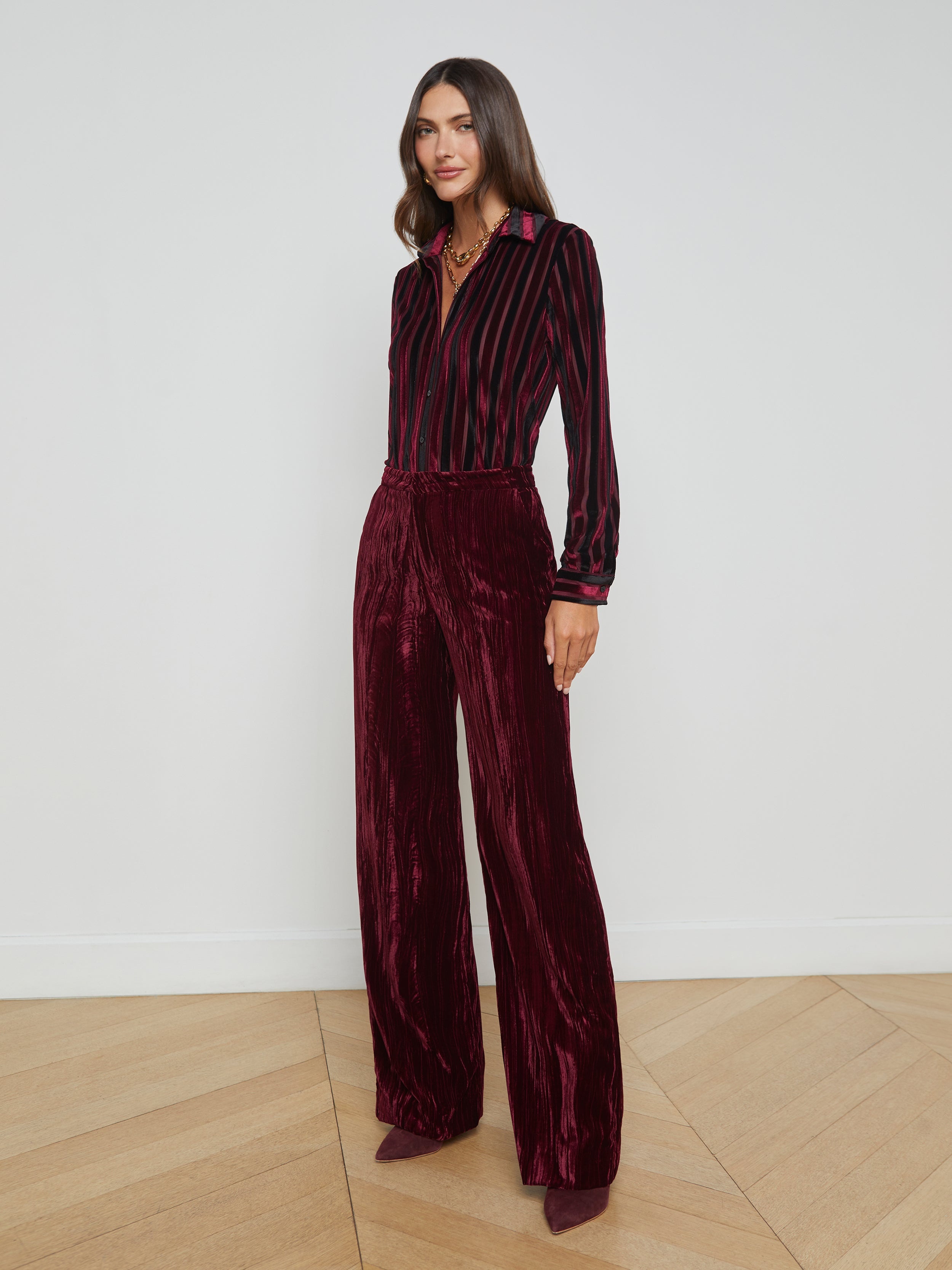 Livvy Velvet Trouser - 2