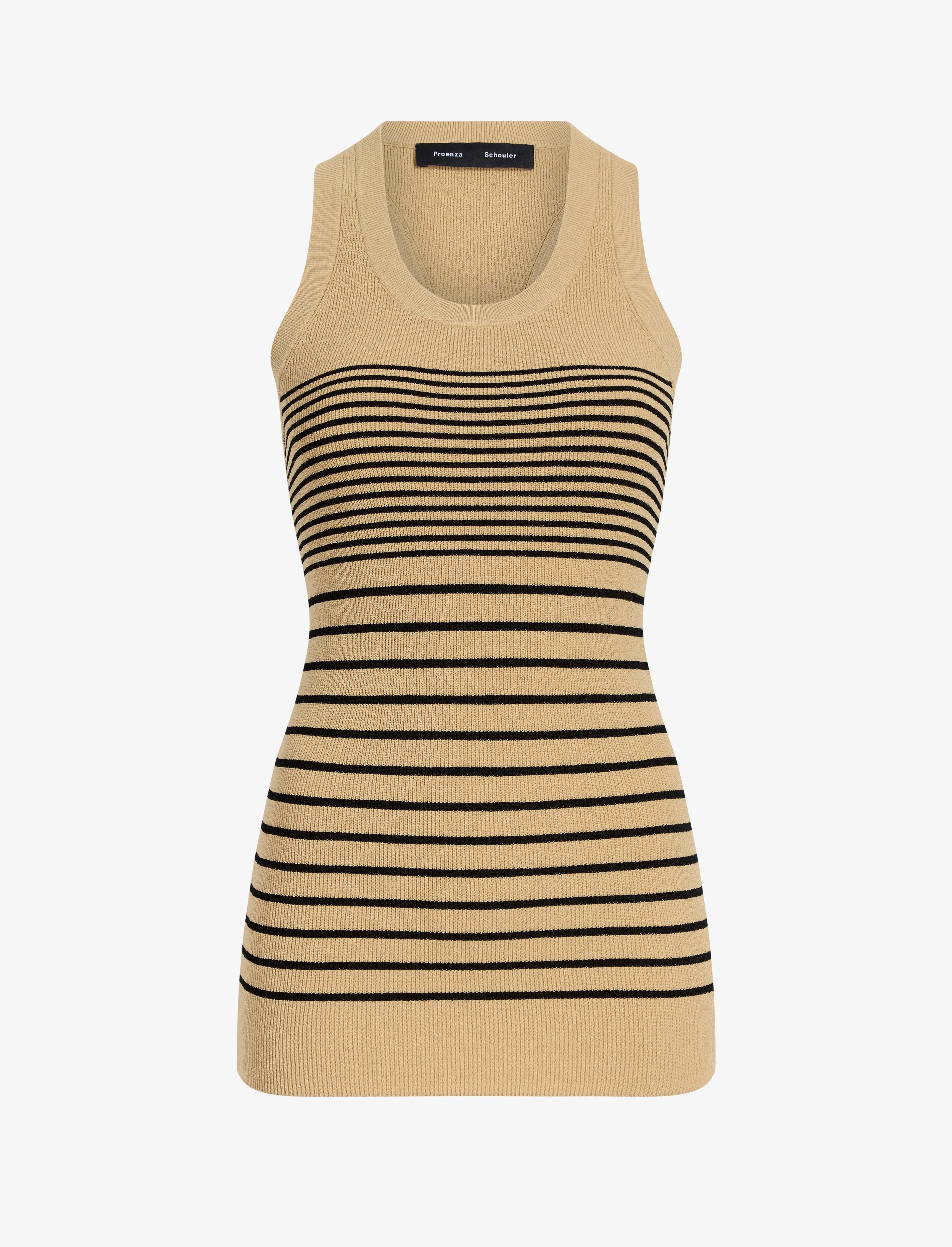 Roberts Top in Matte Viscose Rib - 1