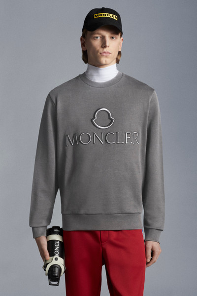 Moncler Logo Outline Embroidered Sweatshirt outlook