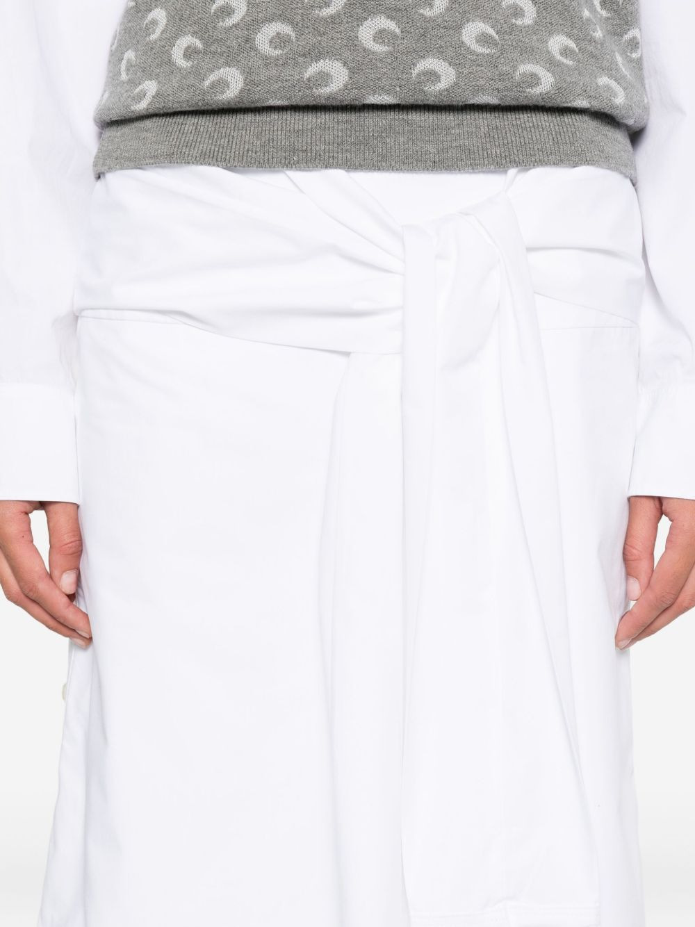 wrapped midi skirt - 5