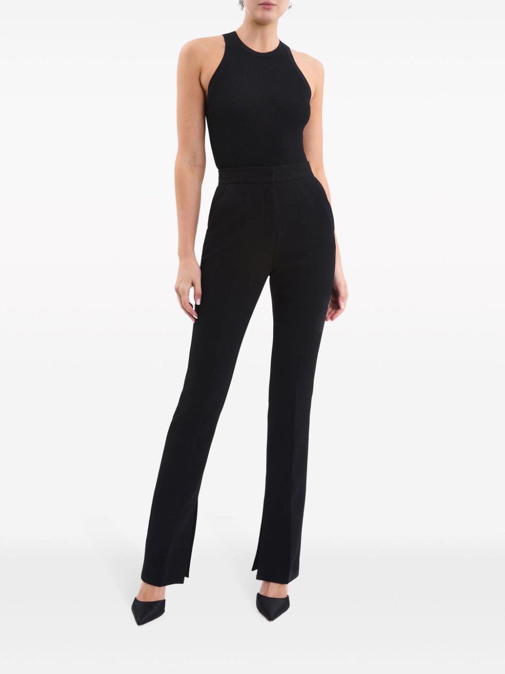 Evie high-waisted tailored trousers - 2