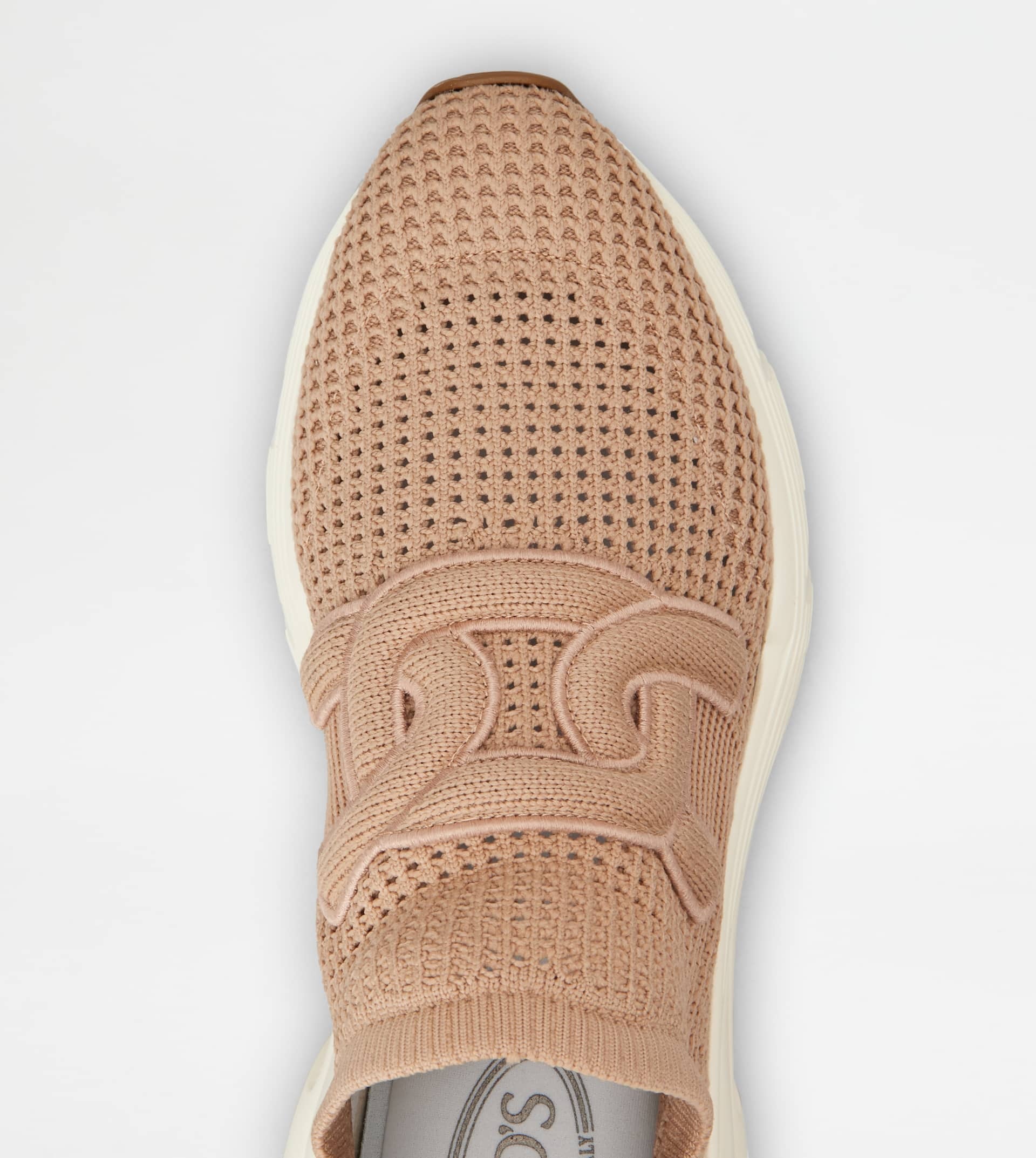 KATE SLIP-ON SNEAKERS IN FABRIC - PINK - 5