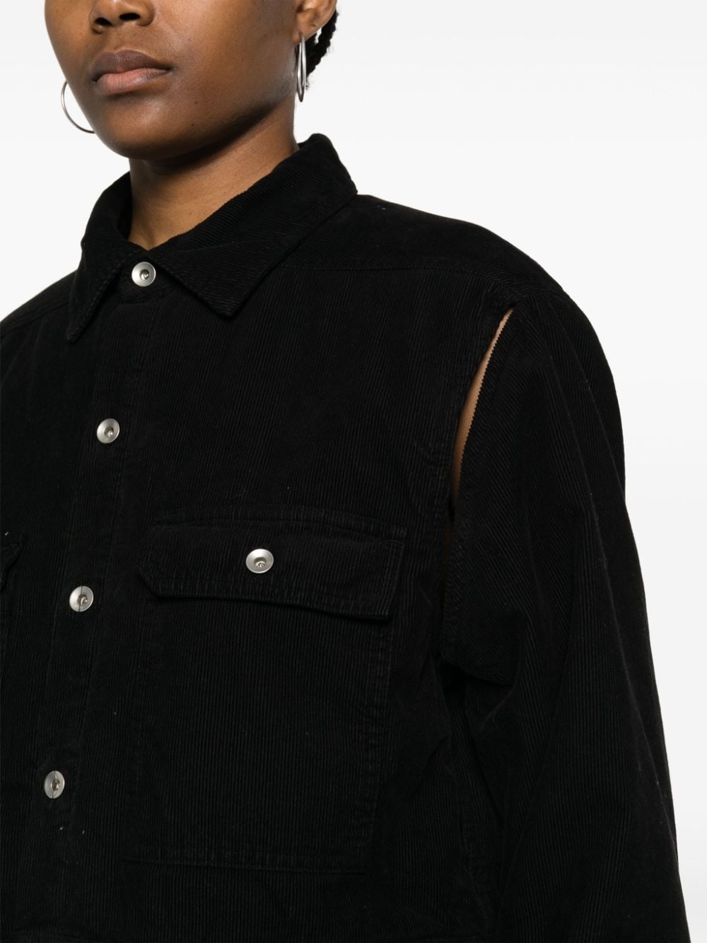 corduroy shirt jacket - 5