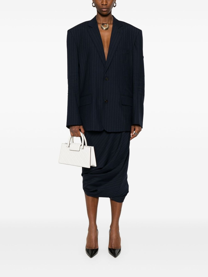 BALENCIAGA striped midi skirt outlook