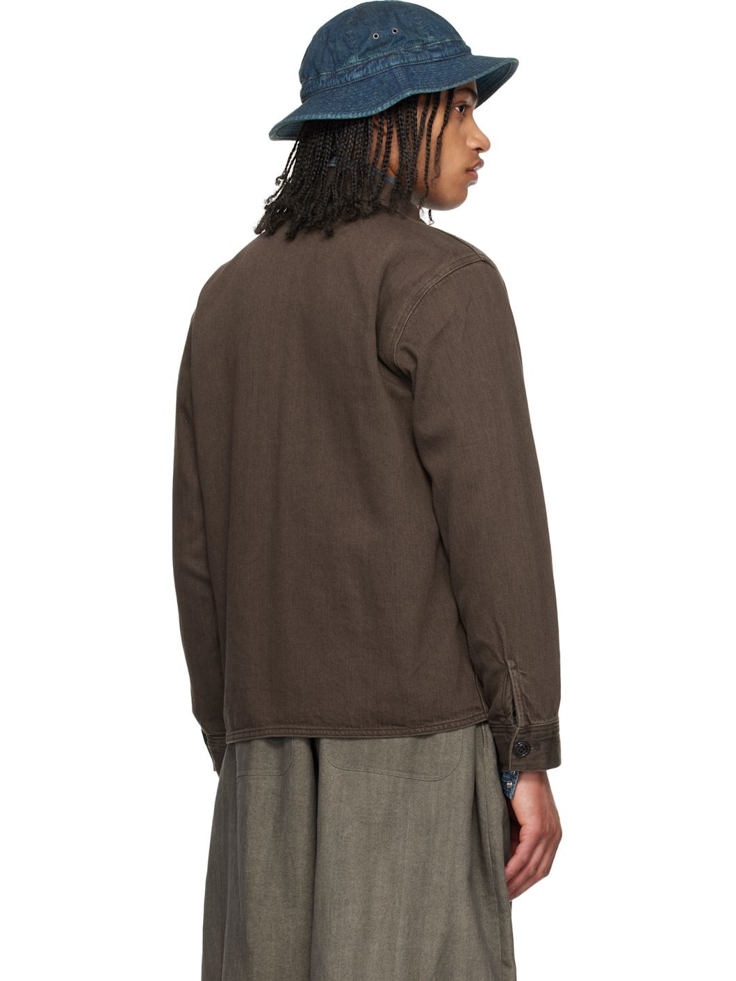 Brown Elmore Cruiser Denim Overshirt - 3