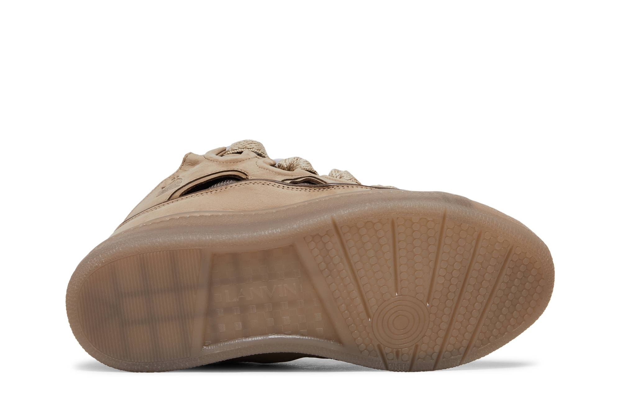 Lanvin Curb Sneakers 'Taupe' - 4
