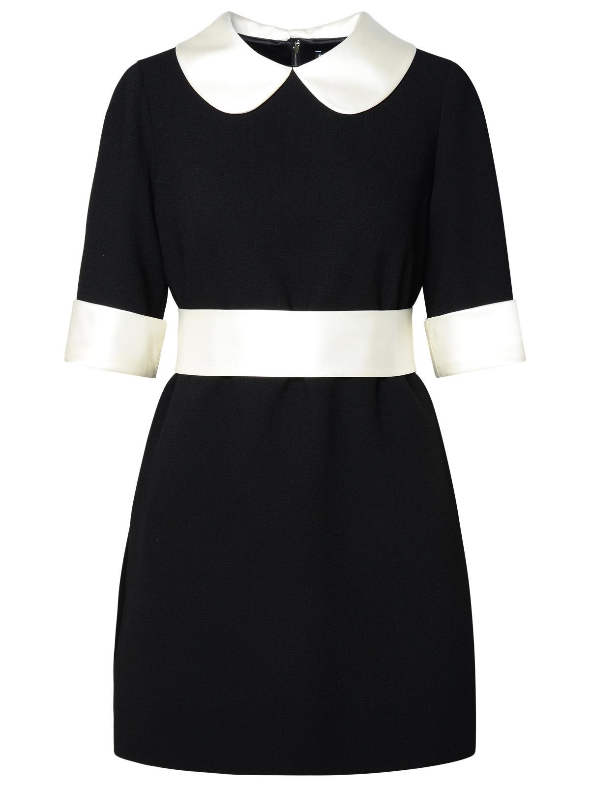 Dolce & Gabbana Black Virgin Wool Blend Dress - 1