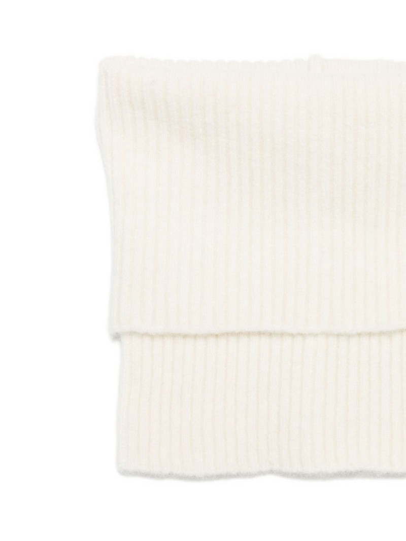 Rick Owens ribbed scarf outlook