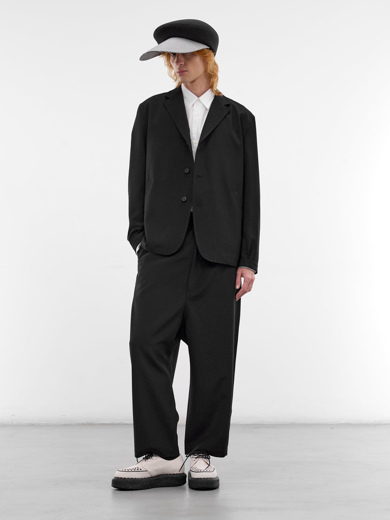 Comme des Garçons Homme White Cotton Button-Up Shirt outlook