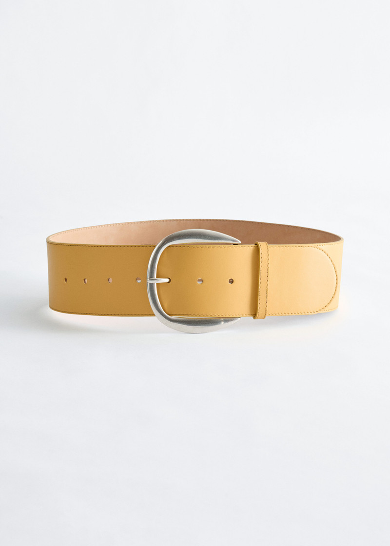 Wide Leather Belt 1